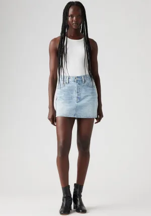 Levi’s® Jeans rok ICON SKIRT met glinsterende details aan de zijnaad