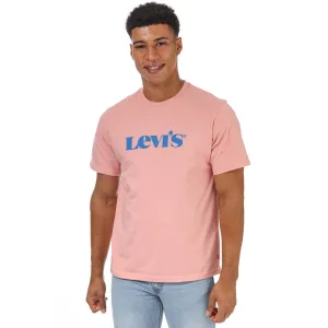 Levi’s T-shirt met relaxte pasvorm voor heren, lichtroze