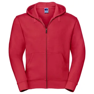 Russell Heren Authentic Full Zip Hoodie (Klassiek rood)