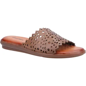 Hush Puppies Dames/dames Bryony leren muiltjes (Tan)