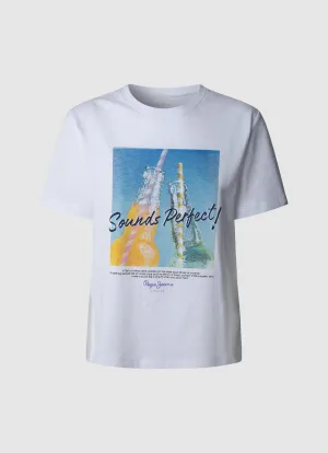 Pepe Jeans T-shirt ANGEL met grote frontprint