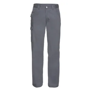Russell Werkkleding Heren Polycotton Twill Broek / Broek (Regular) (Konvooi Grijs)