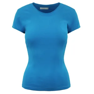 Champion Effen Dames Blauw T-Shirt