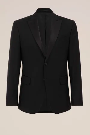 WE Fashion Heren slim fit tuxedo blazer