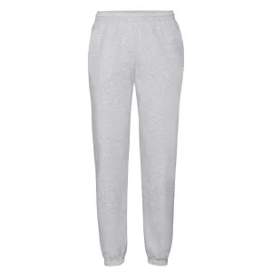Fruit of the Loom Heren klassieke joggingbroek met elastiek (Heide Grijs)