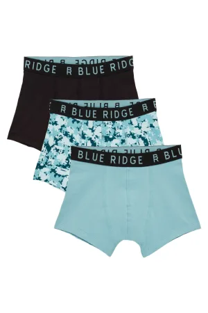 WE Fashion Blue Ridge boxershort – set van 3 blauw