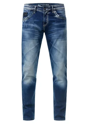 Jeansbroek “YAMATO” slim fit streetwear katoen stretch
