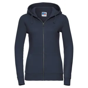 Russell Dames/Dames Authentic Full Zip Hoodie (Franse marine)