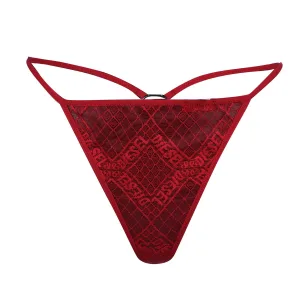 Dames Diesel UFST-D-String String in Rood