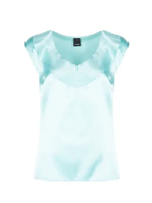 Pinko Top Fascinoso Vrouw turkoois