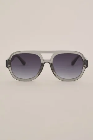 WE Fashion – Heren zonnebril –  – Grijs –