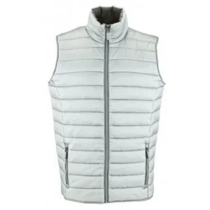 SOLS Vrouwen/dames Golfkussen Gewatteerde Waterafstotende Bodywarmer/Gilet (Metaalgrijs)