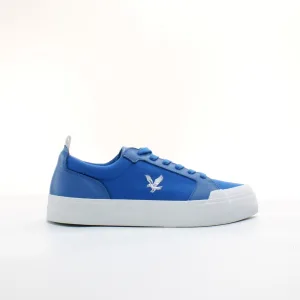 Lyle & Scott Dawson blauwe synthetische veterschoenen voor heren FW1203 Z797