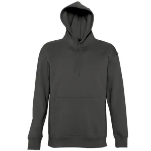 SOLS Slam Unisex Hooded Sweatshirt / Hoodie (Donkergrijs)