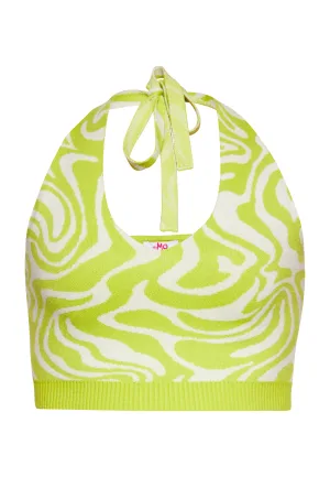 Mymo Kropp-Top Dames GEBROKEN WITTE LIMOEN