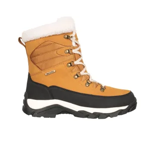 Mountain Warehouse Dames/Dames Innsbruck waterdichte lederen sneeuwlaarzen (Bruin)