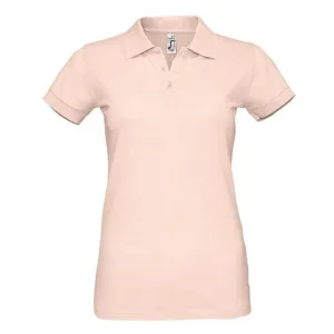 SOLS Dames/dames Perfect Pique Poloshirt met korte mouwen (Romig Roze)