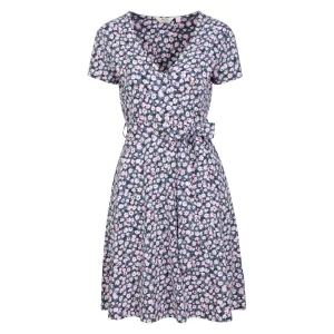 Mountain Warehouse Dames/Dames Santorini Floral Jersey Wrap Dress (Grijs)