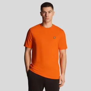 Men’s Lyle And Scott Plain T-Shirt in Orange
