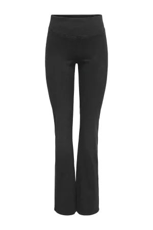 ONLY CARMAKOMA high waist flared jeans zwart