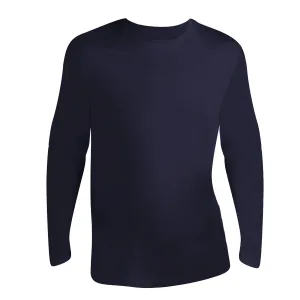 SOLS Heren Monarch T-Shirt met lange mouwen (Marine)