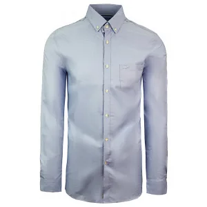 Lacoste Regular Fit Heren Blauw Overhemd
