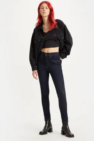 Levi’s 721 high waist skinny jeans dark blue denim