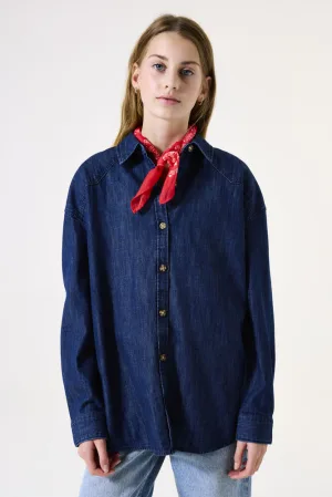 Garcia denim blouse medium used