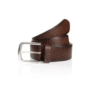 Tom Tailor Leren riem TTROY 4 cm brede herengordel, ideaal voor jeans en chino, tot