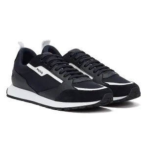 HUGO Icelin Runn Nylon PU Heren Donkerblauw Trainers