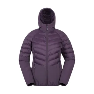 Mountain Warehouse Dames/Dames Agile gewatteerd Soft Shell jack (Paars)