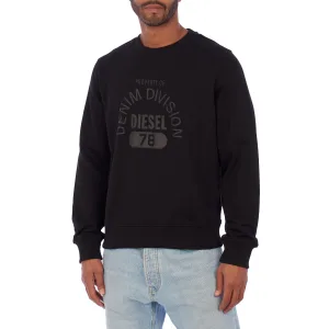 Bedrukt crewneck sweatshirt A12242-2RIAJH heren