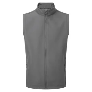 Premier Heren Windchecker Gerecycled Printbaar Gilet (Donkergrijs)