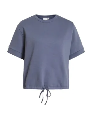 VILA sweater grijsblauw