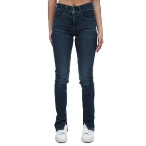 Dames Levis 311 Shaping Skinny Jeans met Splitzoom in Donkerblauw