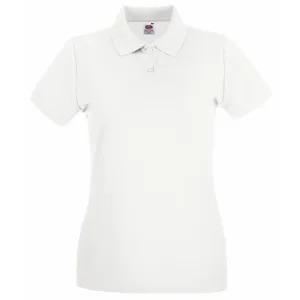 Fruit Of The Loom Dames Lady-Fit Premium Korte Mouwen Polo Shirt