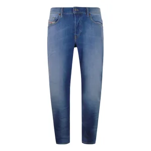 Diesel D-Mihtry blauwe denim jeans met rechte pasvorm