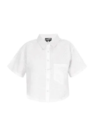 Dreimaster Blouse Dames wit