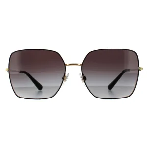 Dolce & Gabbana zonnebril DG2242 13348G Zwart goud zwart grijze gradiënt