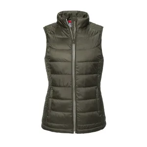 Russell Dames/dames Nano Body Warmer (Donkere Olijf)