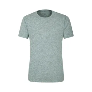 Mountain Warehouse Heren Echo gemêleerd gerecycled T-shirt (Donkergroen)