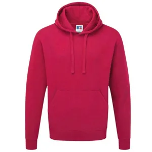 Russell Kleuren Heren Hooded Sweatshirt / Hoodie (Fuchsia)