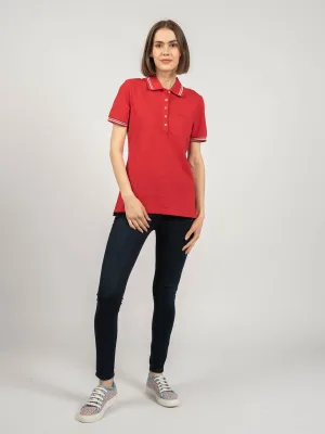 Geox Poloshirt Sustin Vrouw rood