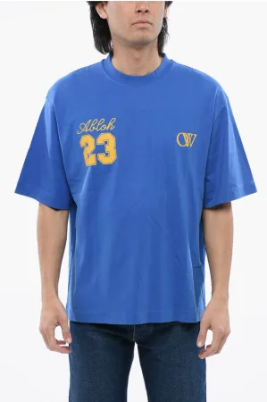 Skate-Fit 23 T-shirt met print in blauw