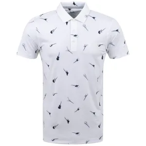 Puma x Cloudspun Heren Wit/Navy Golf Poloshirt