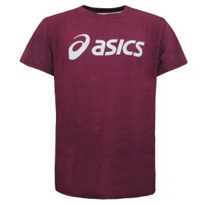 Asics Essentials Heren Burgundy T-shirt