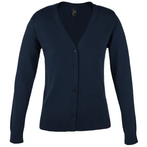 SOLS Vrouwen/dames Golden V Neck Cardigan (Marine)