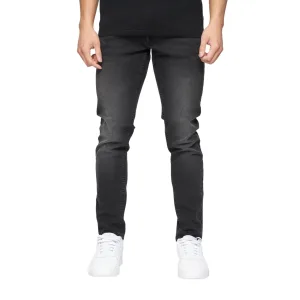 Crosshatch Heren Buraca Slim Jeans (Zwart wassen)