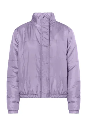 Mymo Licht gewatteerd blousonjack Dames lavendel