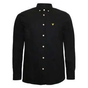 Lyle & Scott Oxford Heren Olive Groene Overhemd